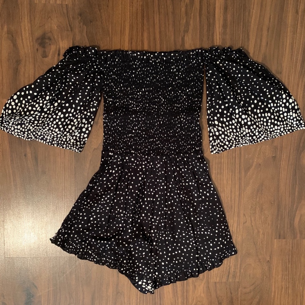 Free People Ombré Dotted Romper